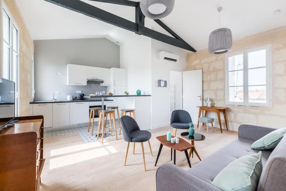 Magnifiques Appartements Climatises En Plein Coeur Des Chartrons Bordeaux Bagian luar foto